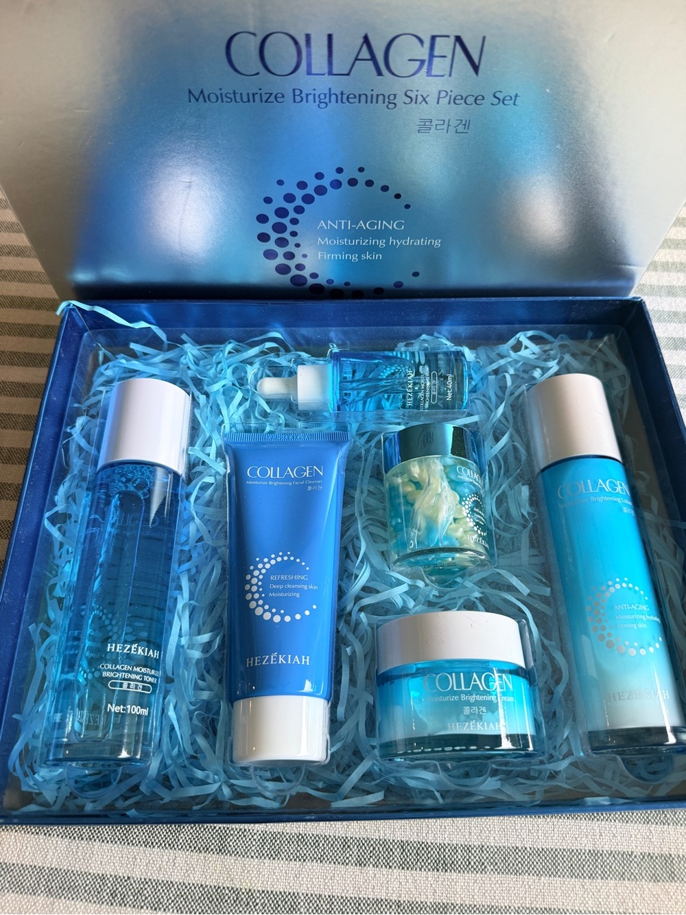 Collagen Moisturize Brightening Six-Piece Set